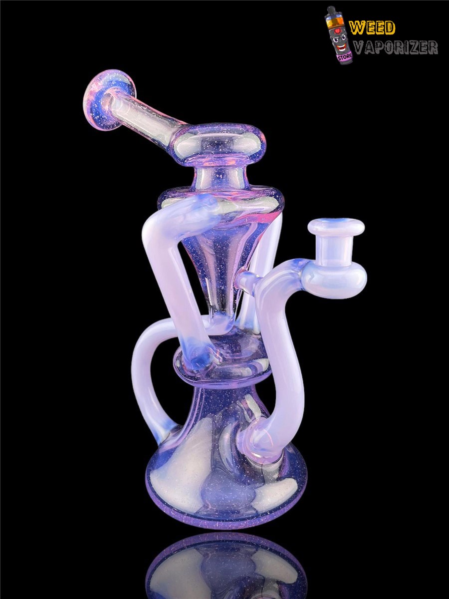 Buy MATT D GLASS: NEO OPAL x CLOUDY PURPLE DUAL UPTAKE FLOATER RECYCLER