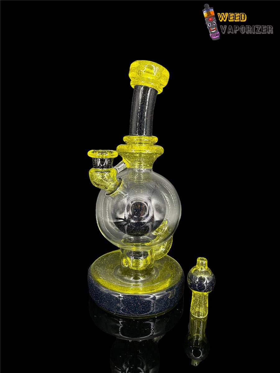 Buy BRENT 503: 8″ LEMON DROP CRUSHED OPAL BALL RIG W/ MATCHING CAP