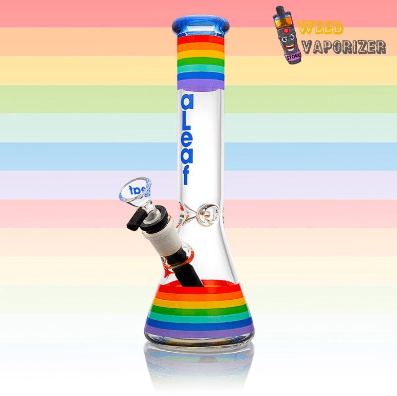 Buy ALEAF GLASS: 10″ PRIDE COLLECTION BEAKER WATER PIPE