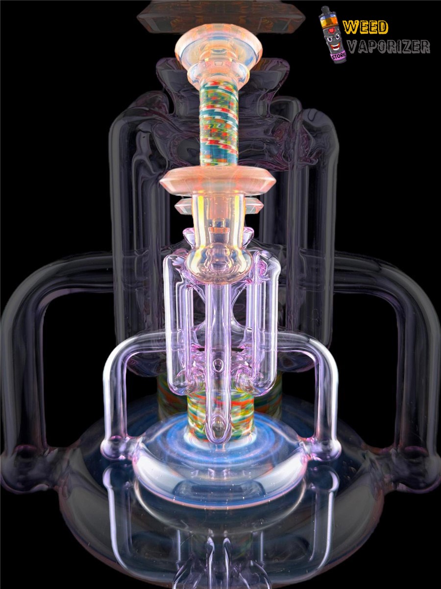 Buy ASIAN KEVIN GLASS 4:2 WORKED UPTAKE RECYCLER #1 GEMINI/LUCID/PINK SLYME/LINEWORK