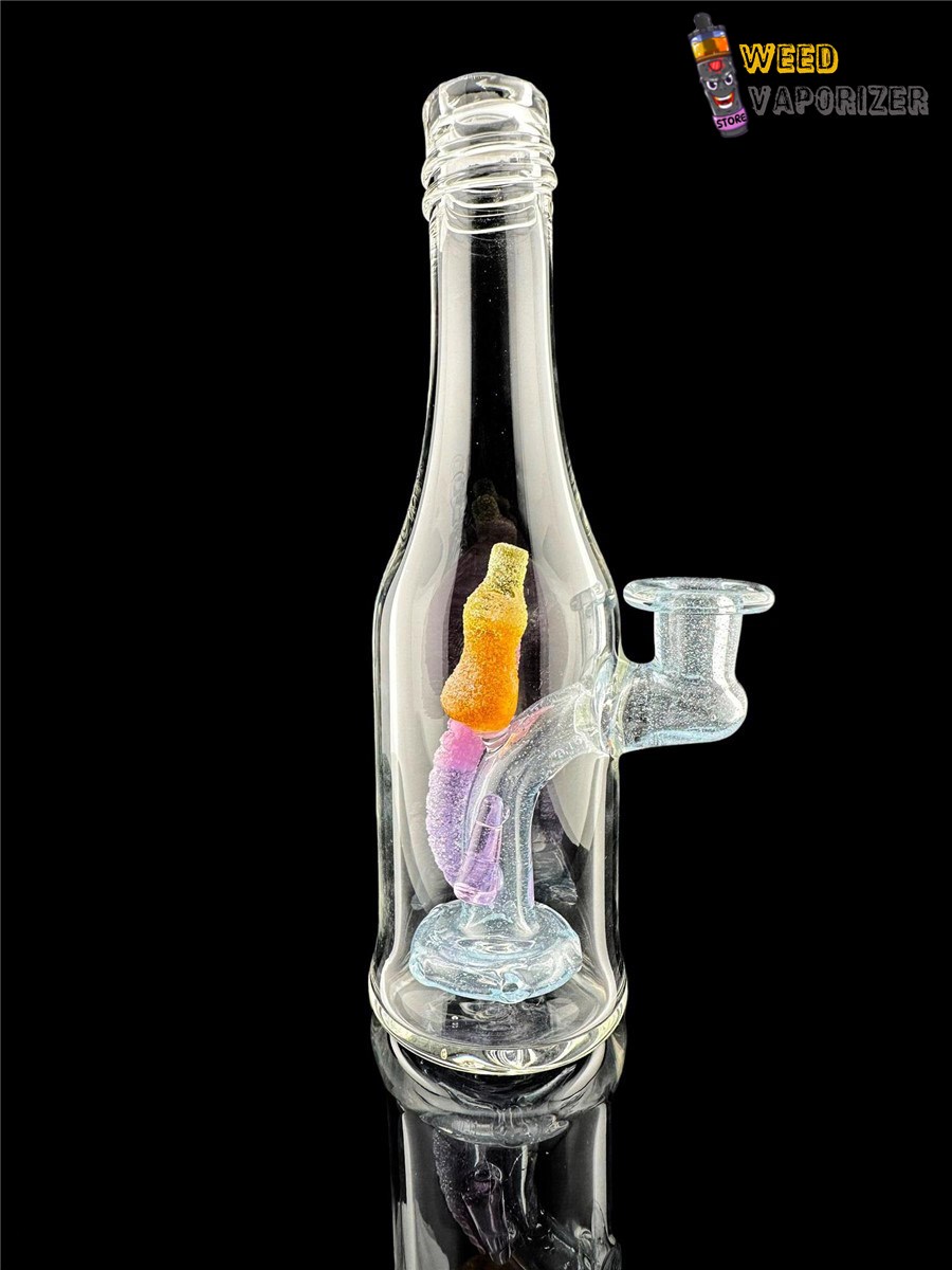 Buy EMPERIAL GLASS: ORANGE AND PINK/PURPLE SLYME ASSORTED GUMMIES BOTTLE RIG