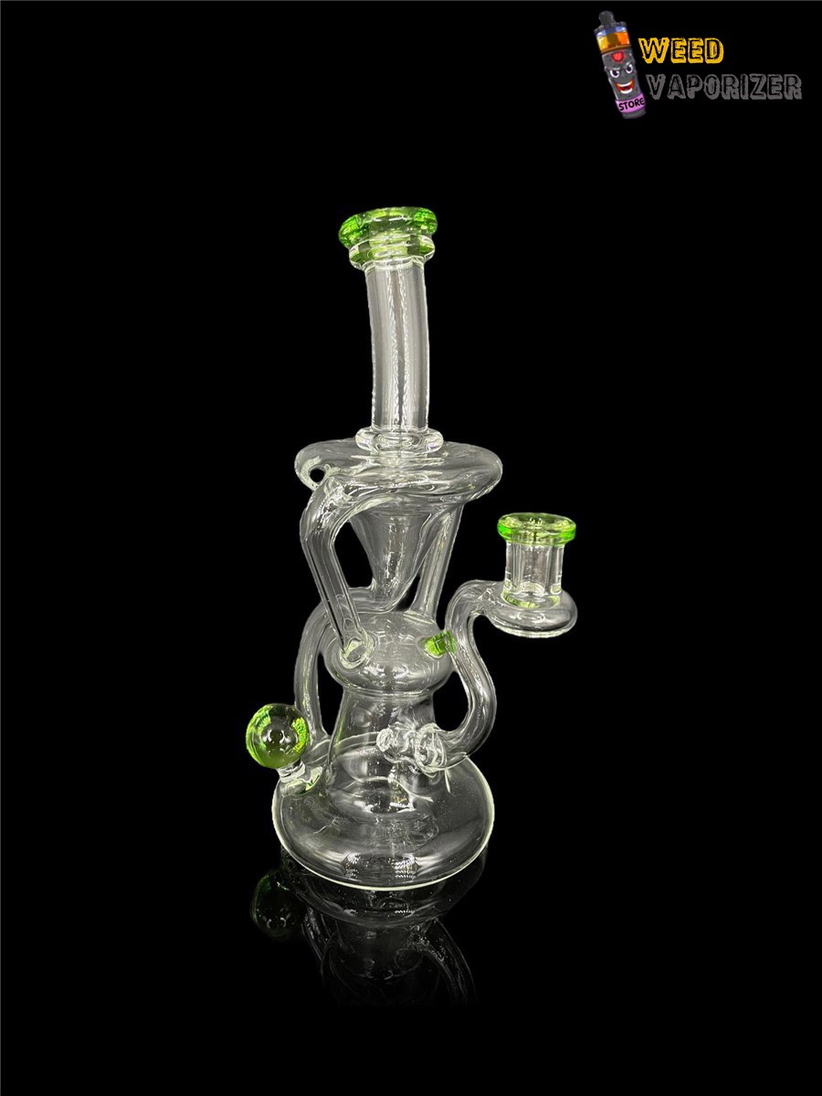 Buy LOGI GLASS ART 2:1 COLOR ACCENT GREEN FLOATER RECYCLER