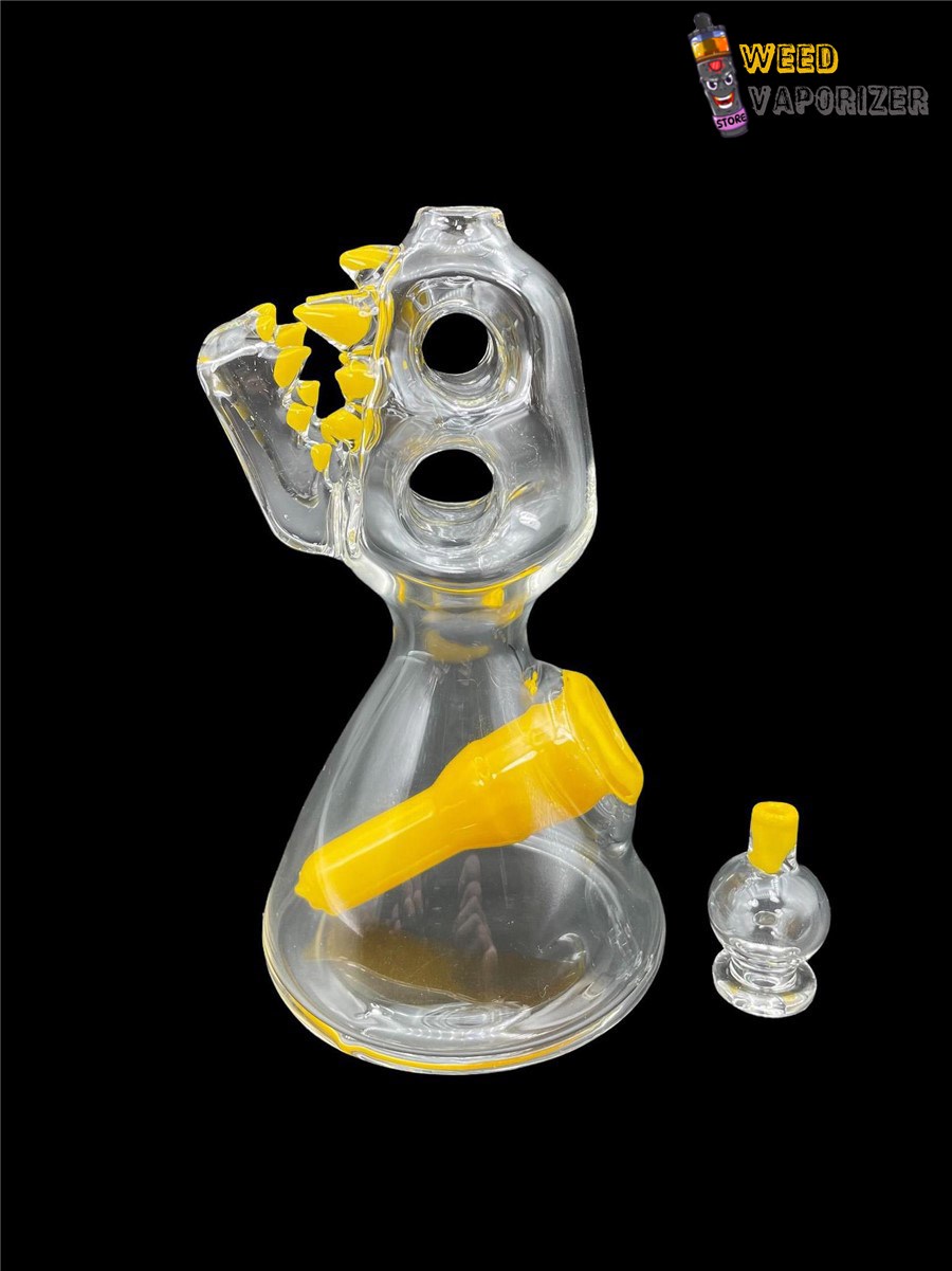 Buy ENUFF GLASS: HONEY YELLOW COLOR ACCENTED JAMMER RIG