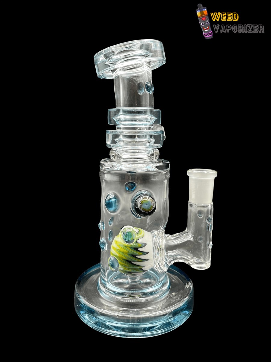 Buy HUBBARD GLASS: FACETED BANGER HANGER BLUE STARDUST