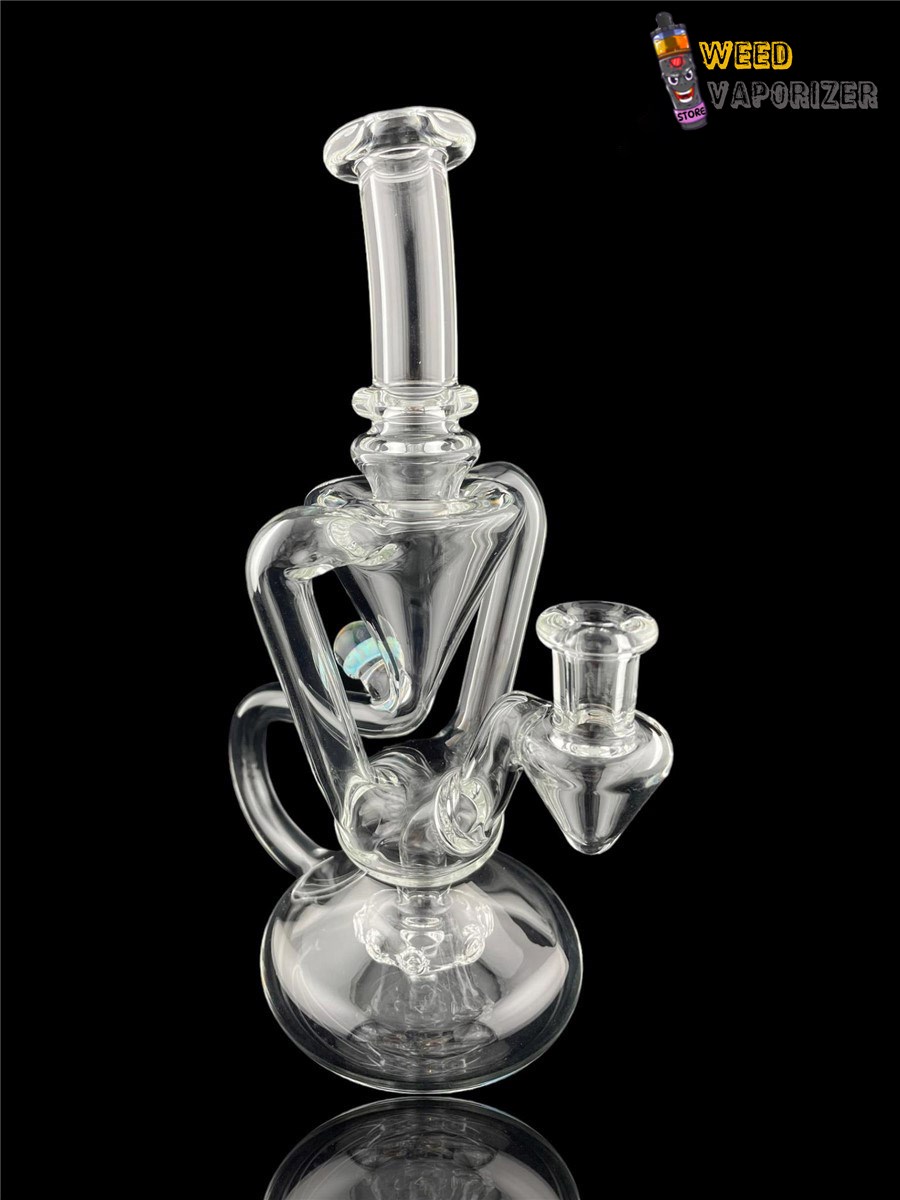 Buy BOOGIE GLASS: CLEAR DUAL UPTAKE FLOATER RECYCLER #2