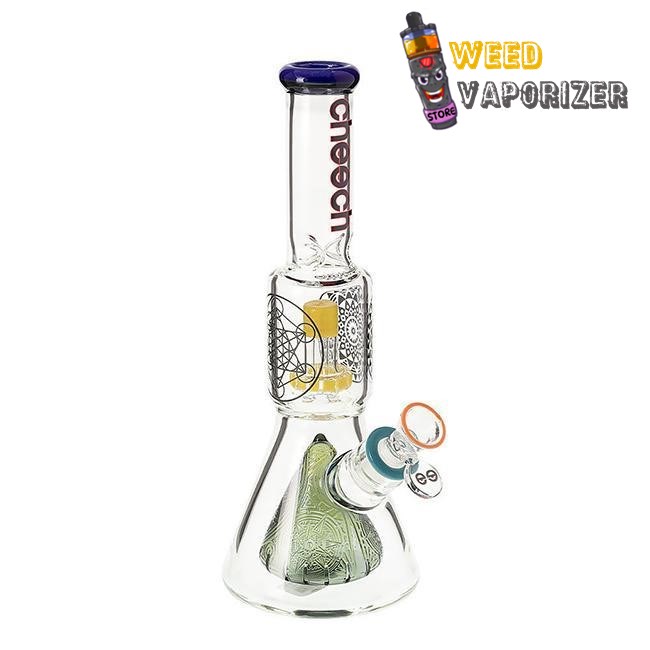 Buy CHEECH GLASS: 12″ DUAL PERC BLIME DESIGN WITH FLOATING PYRAMID