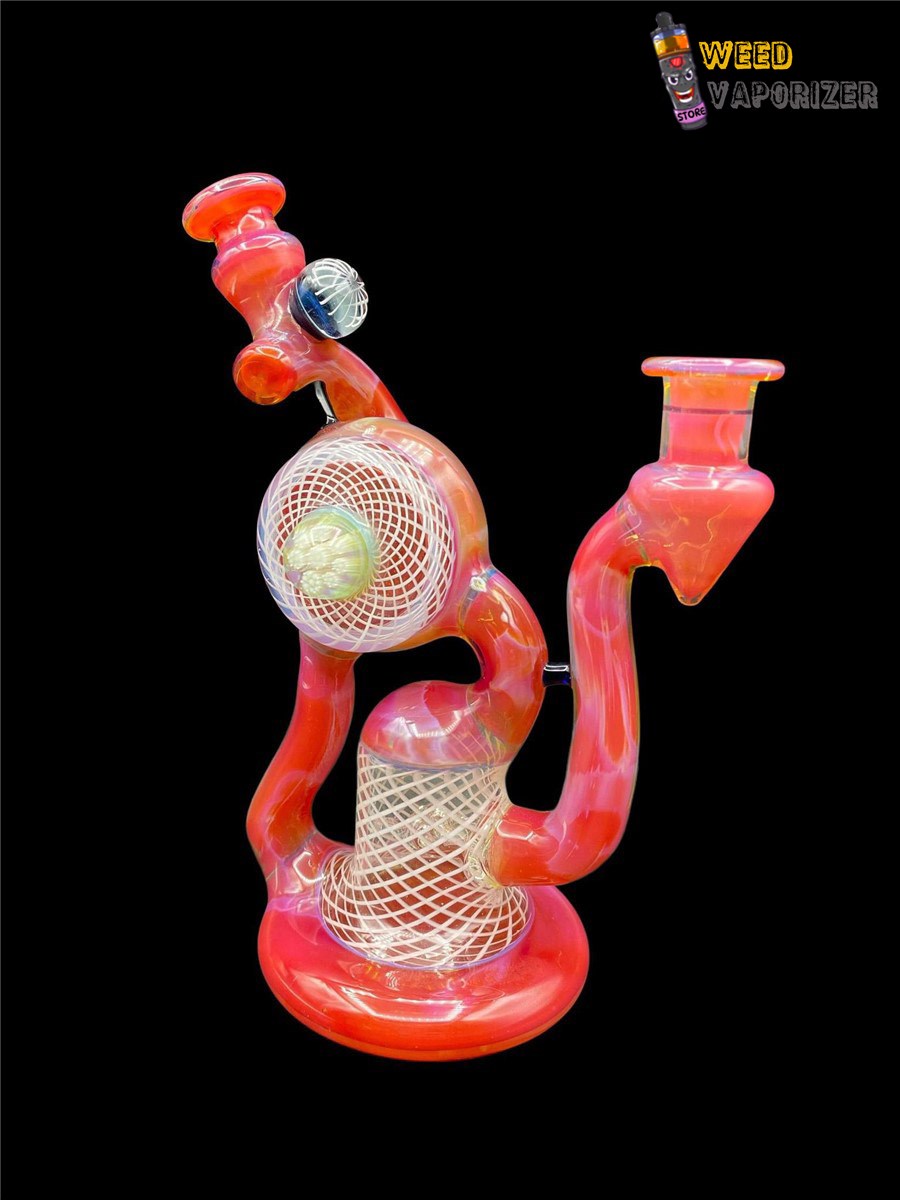 Buy ET GLASS: LIGHT RED AMER RETTICELLO SINGLE UPTAKE RECYCLER