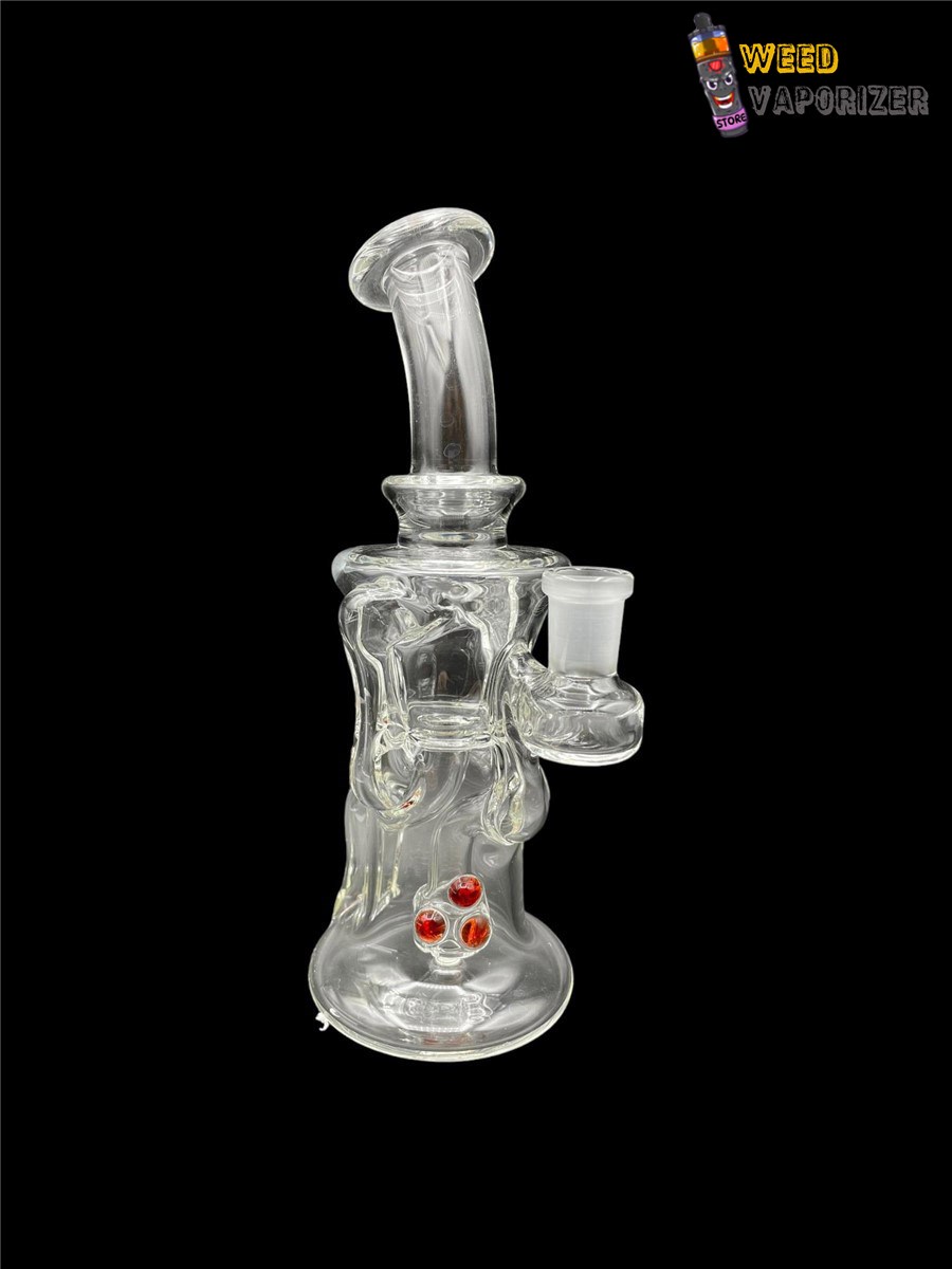 Buy CHUBBY GLASS: CLEAR RED ELVIS GILL RECYCLER