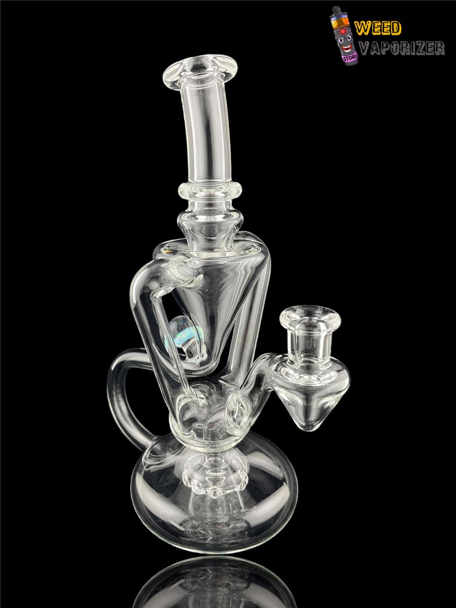 Buy BOOGIE GLASS: CLEAR DUAL UPTAKE FLOATER RECYCLER #4