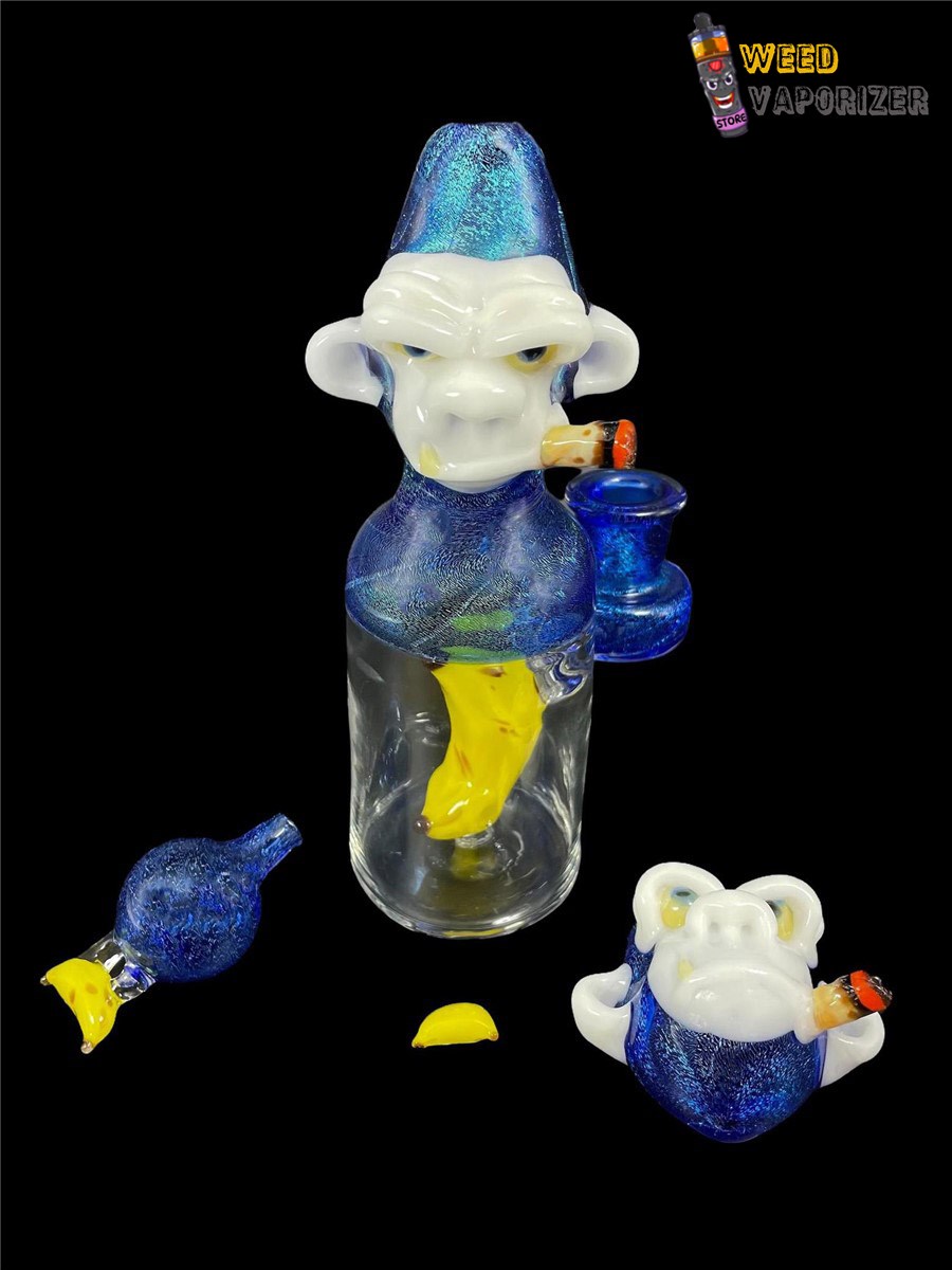 Buy CATALYST GLASS: BLUE DICHRO SMOKIN’ CHIMP RIG SET