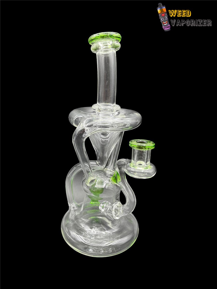 Buy LOGI GLASS ART 2:1 COLOR ACCENT LEAF GREEN FLAOTER RECYCLER