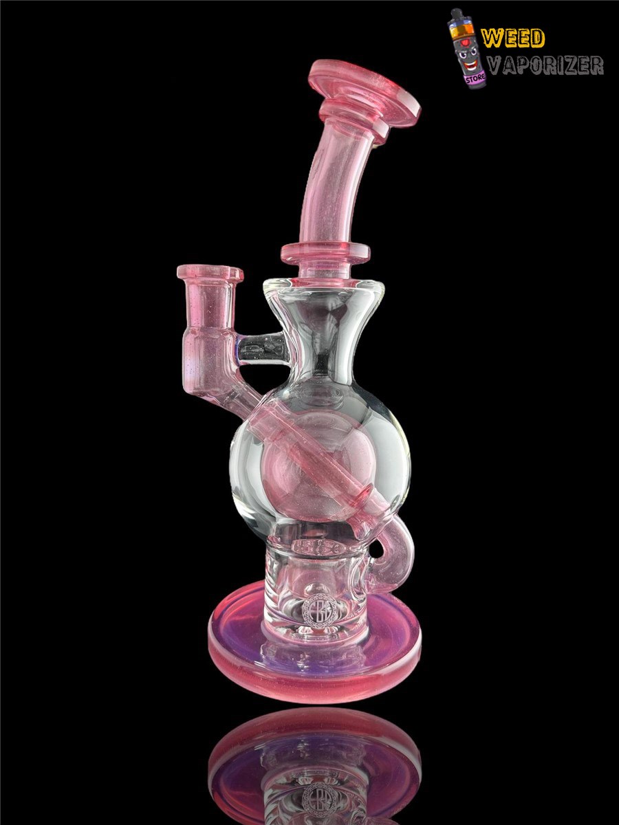 Buy FATBOY GLASS: COLOR BALL RIG ROSALINE X ICY WHITE SATIN