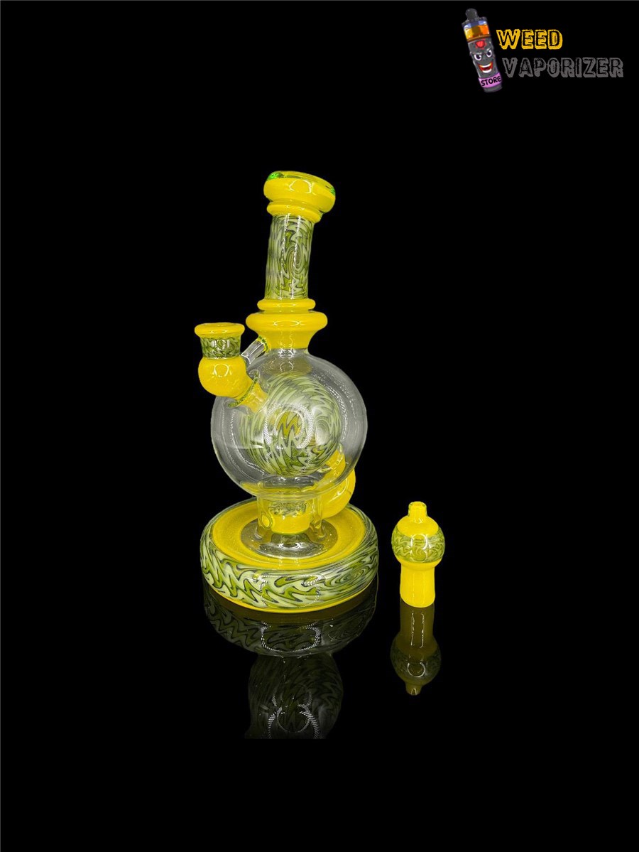 Buy BRENT 503: 8″ LEMON DROP (UV) WIG WAG BALL RIG W/ MATCHING CAP