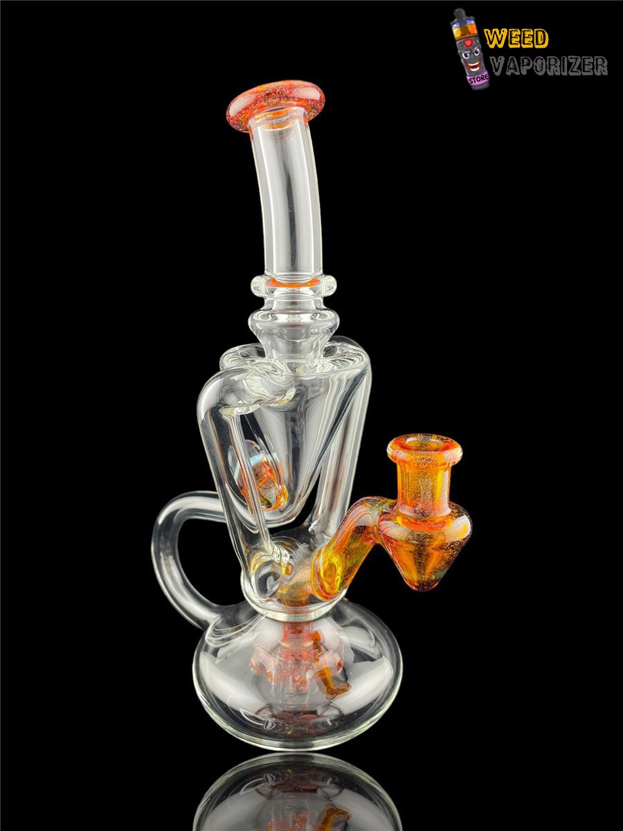 Buy BOOGIE GLASS: ORANGE SUNSHINE x LOKI’S LIPSTICK DUAL UPTAKE FLOATER RECYCLER