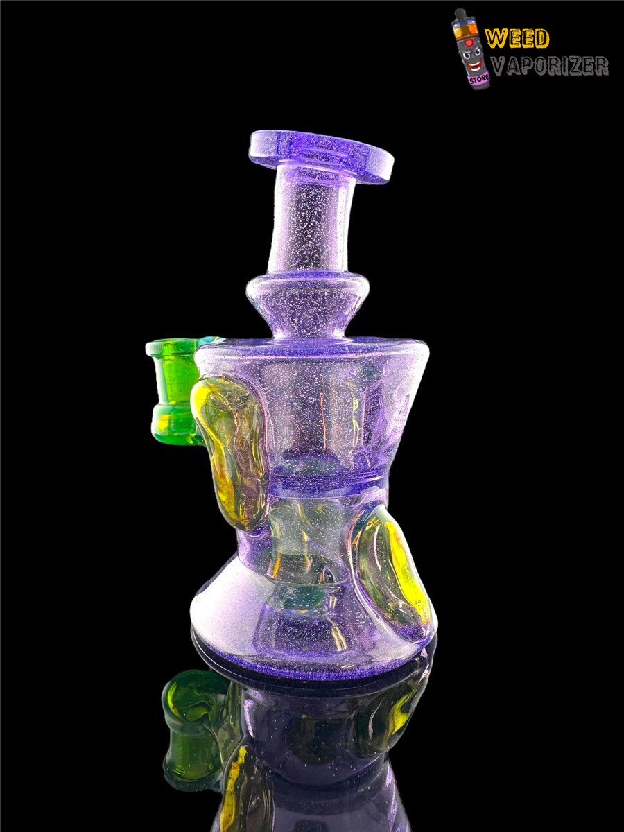 Buy ROWDY GLASS: FULL COLOR GILLCYCLER PURPLE LOLLIPOP X SERUM X LAKE GREEN