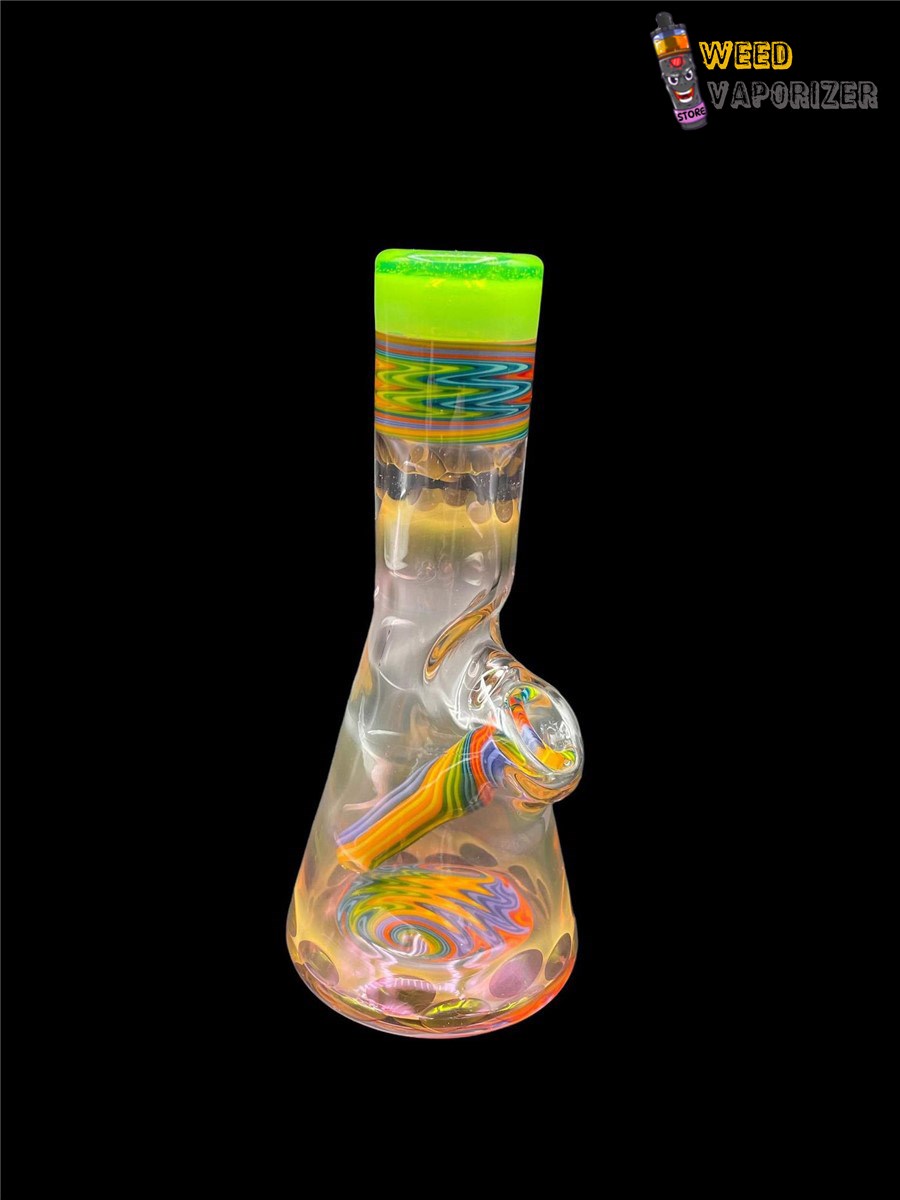 Buy NES GLASS: 5″ SLYME FUMED RAINBOW WIG WAG MICRO TUBE #1