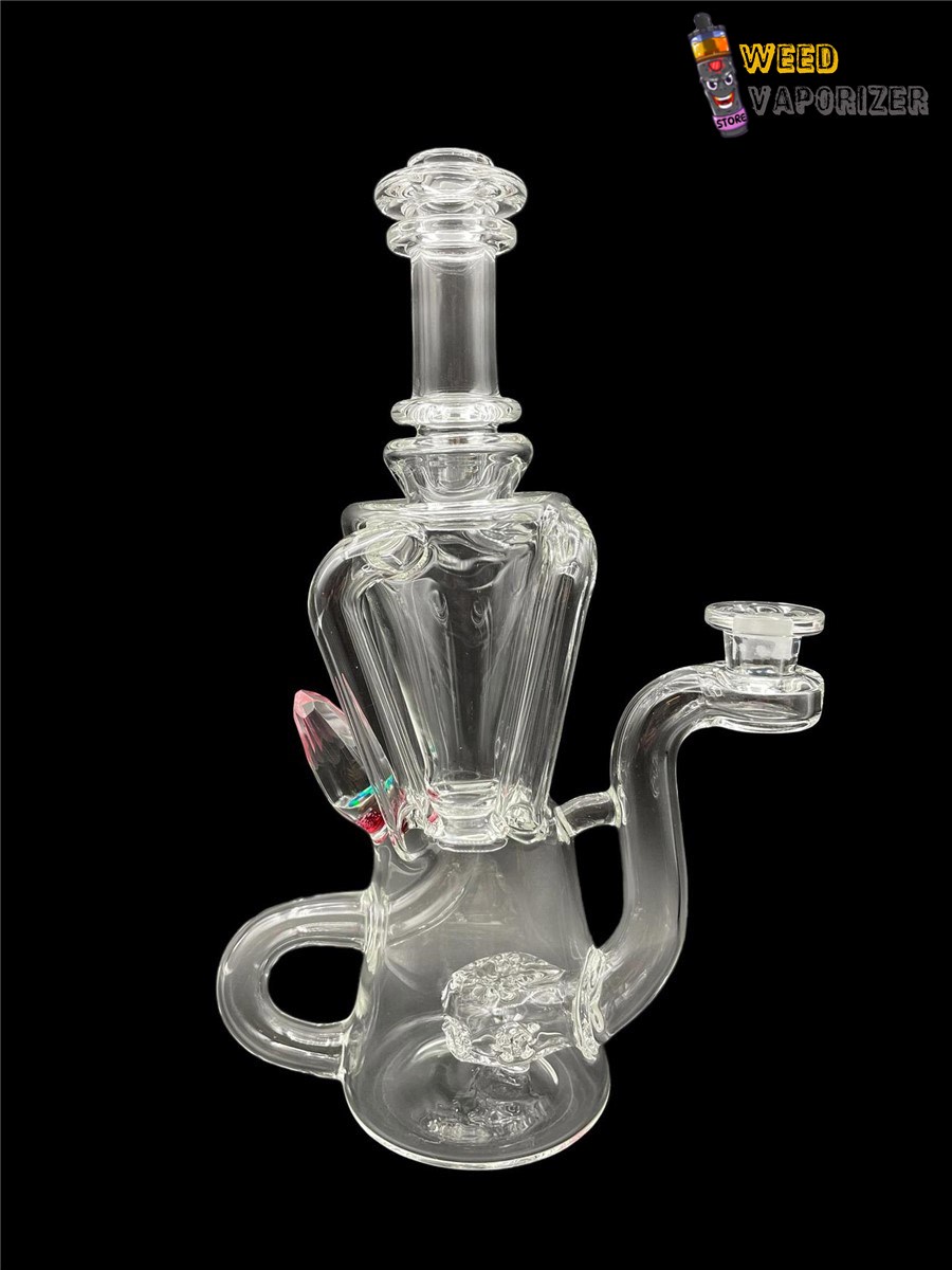 Buy HEART AND MIND GLASS: RUBY FACETED ENCASED OPAL QUAD RECYCLER