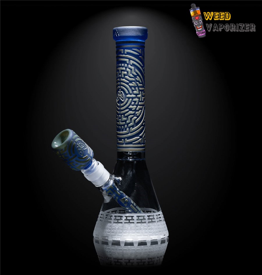 Buy MILKY WAY GLASS: LIGHT BLUE FRIT OXIDATE 11″ BEAKER