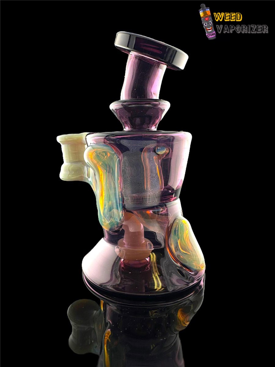 Buy ROWDY GLASS: FULL COLOR GILLCYCLER LIGHT GOLD PURPLE X MIRAGE (CFL)