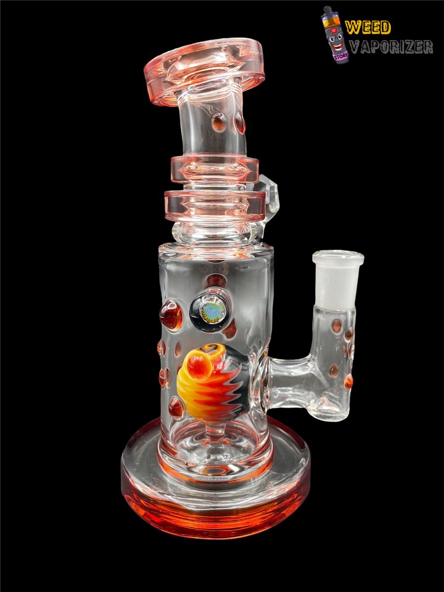 Buy HUBBARD GLASS: FACETED BANGER HANGER RED ELVIS