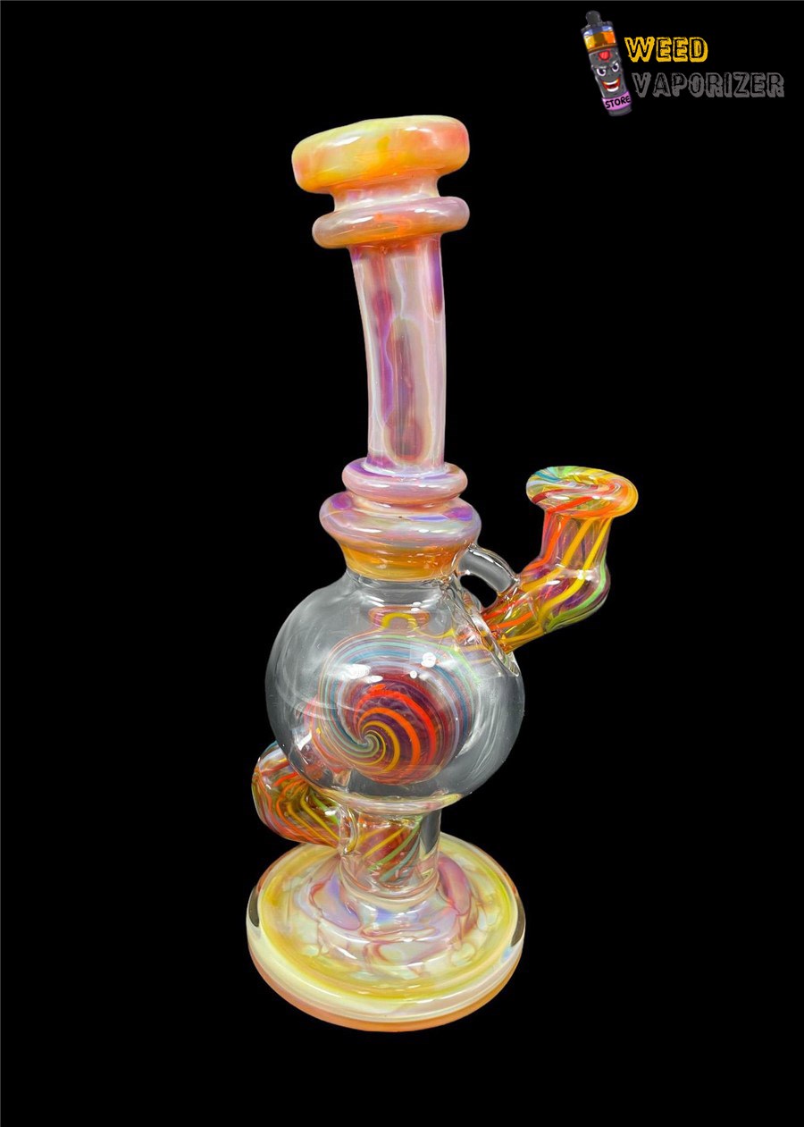 Buy CRAMBORO GLASS: 6″ LOKI’S LIPSTICK SPIRAL BALL RIG