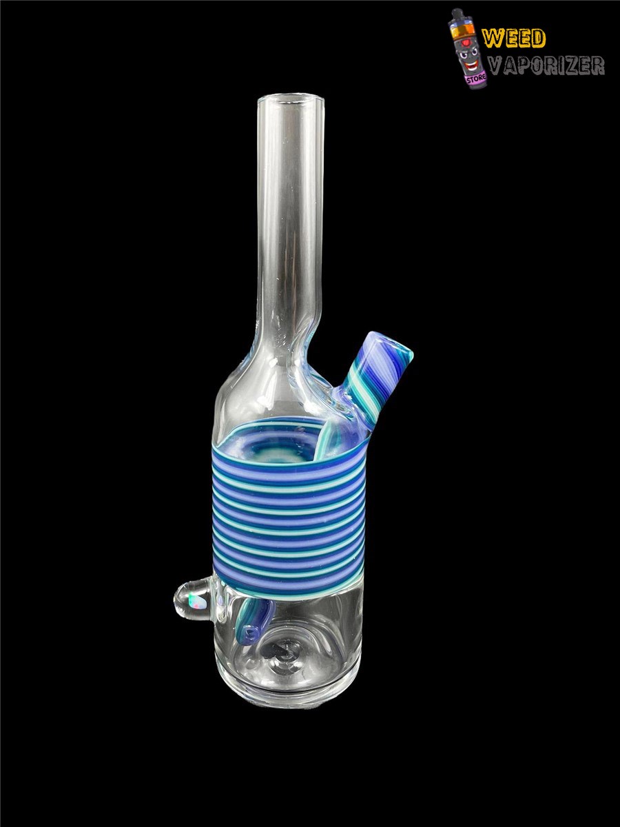 Buy THE GLASS MECHANIC: LINE WORK ENCASED OPAL SAKE BOTTLE #2