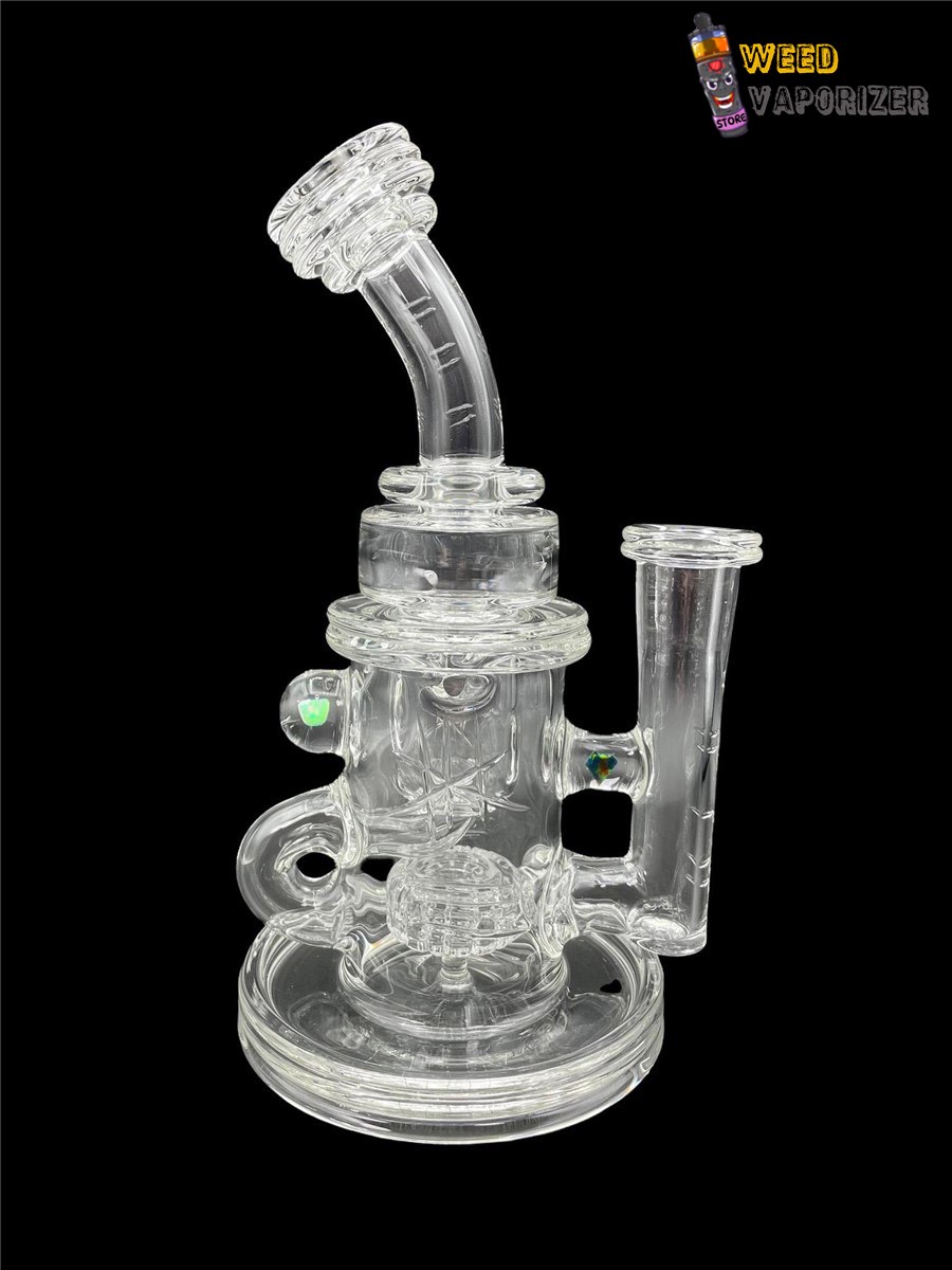 Buy BRONX GLASS: CLEAR DOUBLE ENCASED OPAL INCYCLER