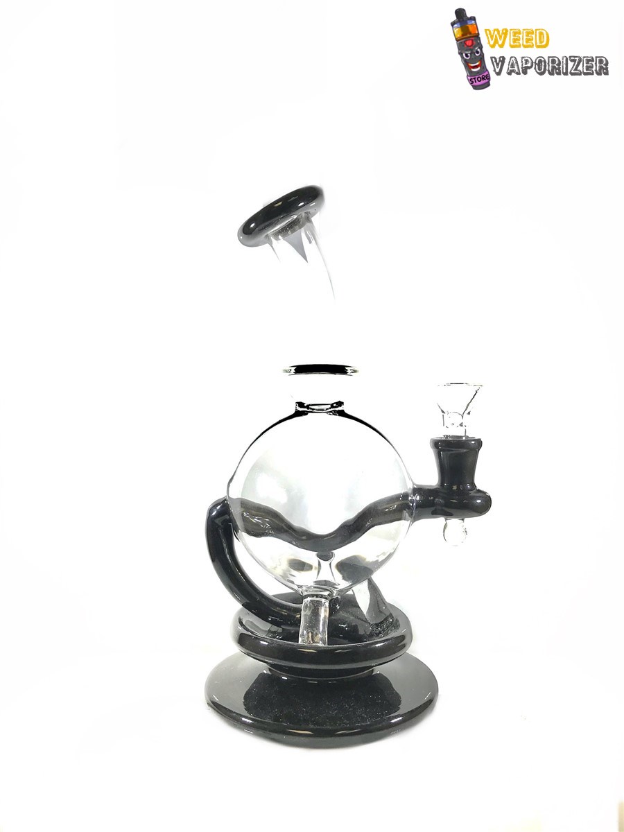 Buy 6″ SPHERICAL CLEAR GLASS WATER PIPE