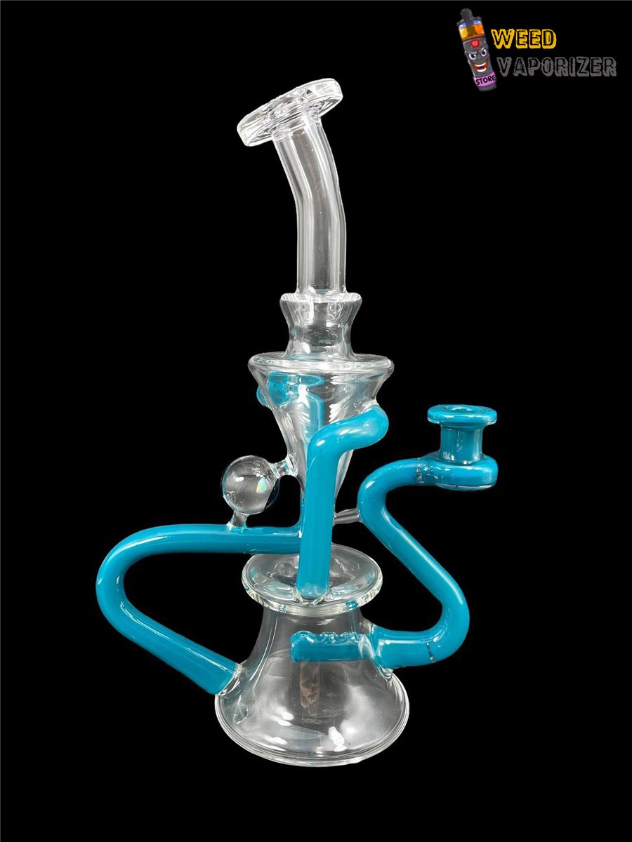 Buy EX NIHILO GLASS: PEACOCK DUAL UPTAKE FLOATER RECYCLER