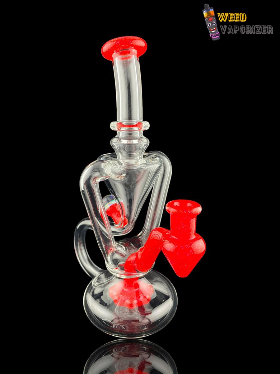 Buy BOOGIE GLASS: MAGENTA x CHERRY DUAL UPTAKE FLOATER RECYCLER