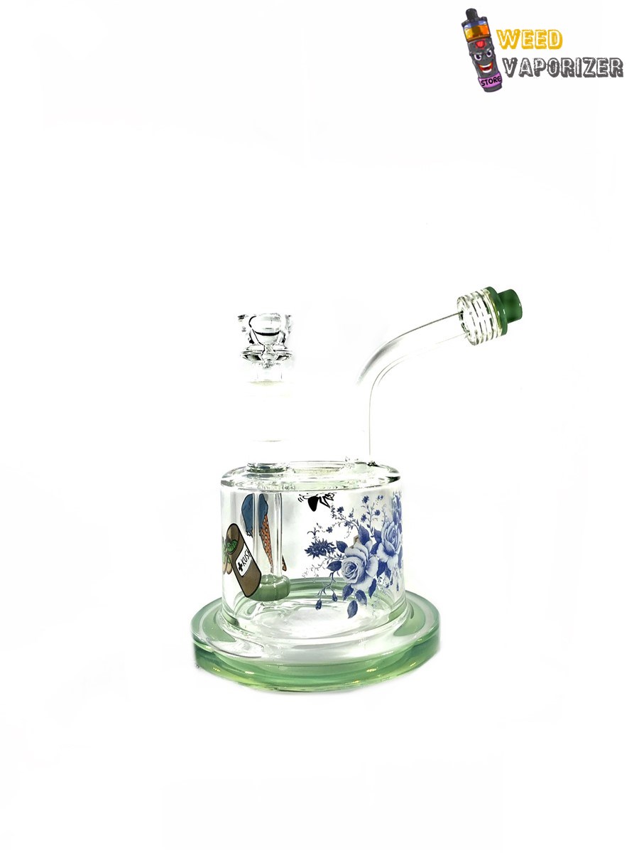 Buy CLEAR WATER PIPE WITH PRINT 5″