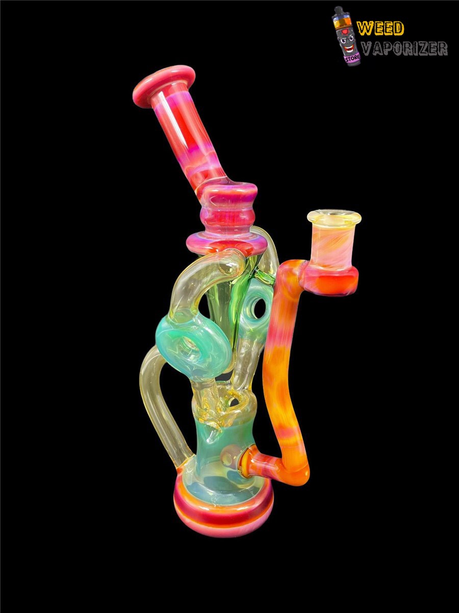 Buy SWEET JUSTICE GLASS: KRIPPY SERENDIPITY AND TANGIE DRAGON SWISS DOUBLE DOUGHNUT RECYCLER