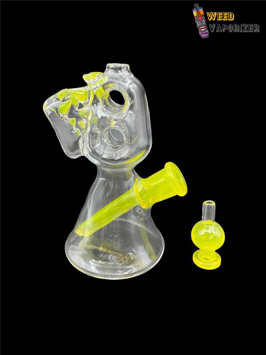 Buy ENUFF GLASS: LIME DROP COLOR ACCENTED JAMMER RIG