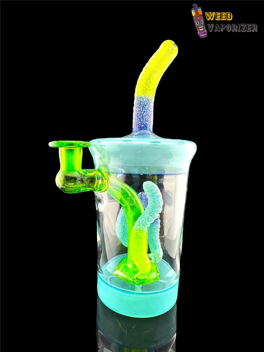 Buy EMPERIAL GLASS: REALLY TEALLY/GREEN SLYME/LEMON DROP SOUR WORMS GUMMY CUP RIG