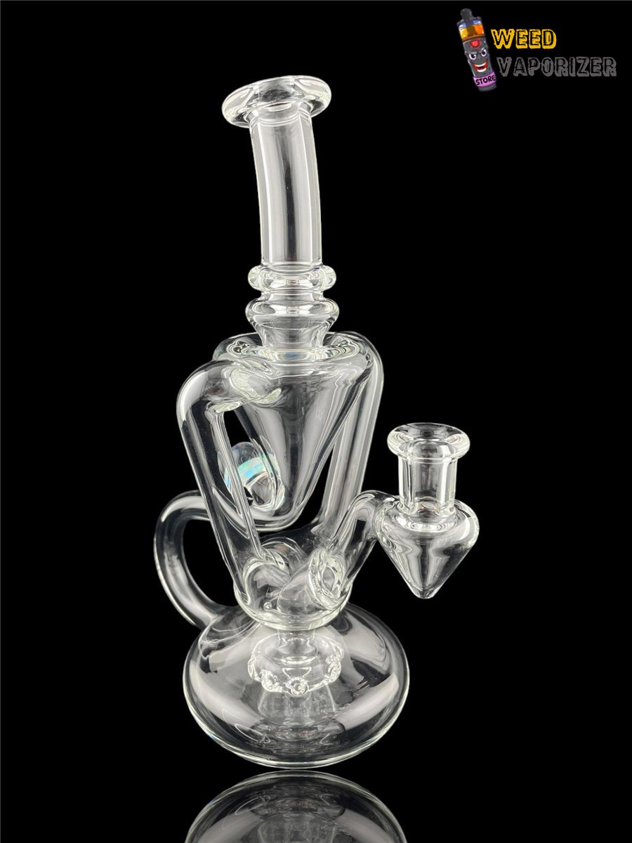 Buy BOOGIE GLASS: CLEAR DUAL UPTAKE FLOATER RECYCLER #9