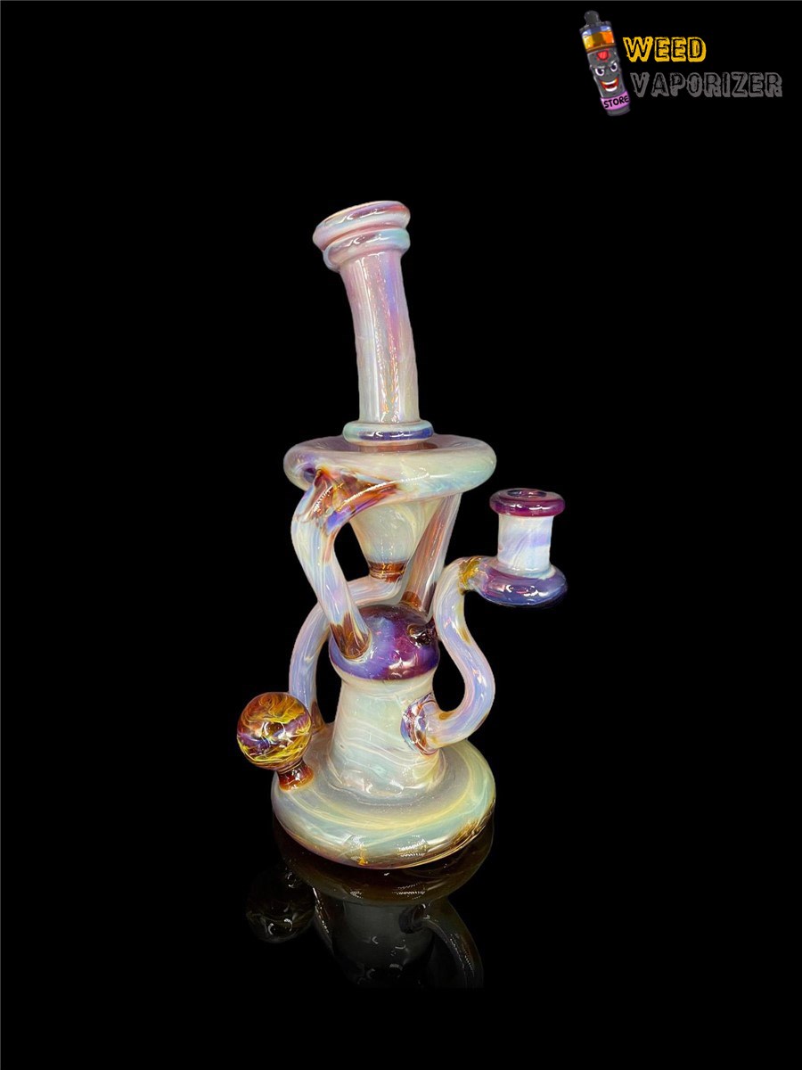 Buy LOGI GLASS ART 2:1 AMBER PURPLE RECYCLER