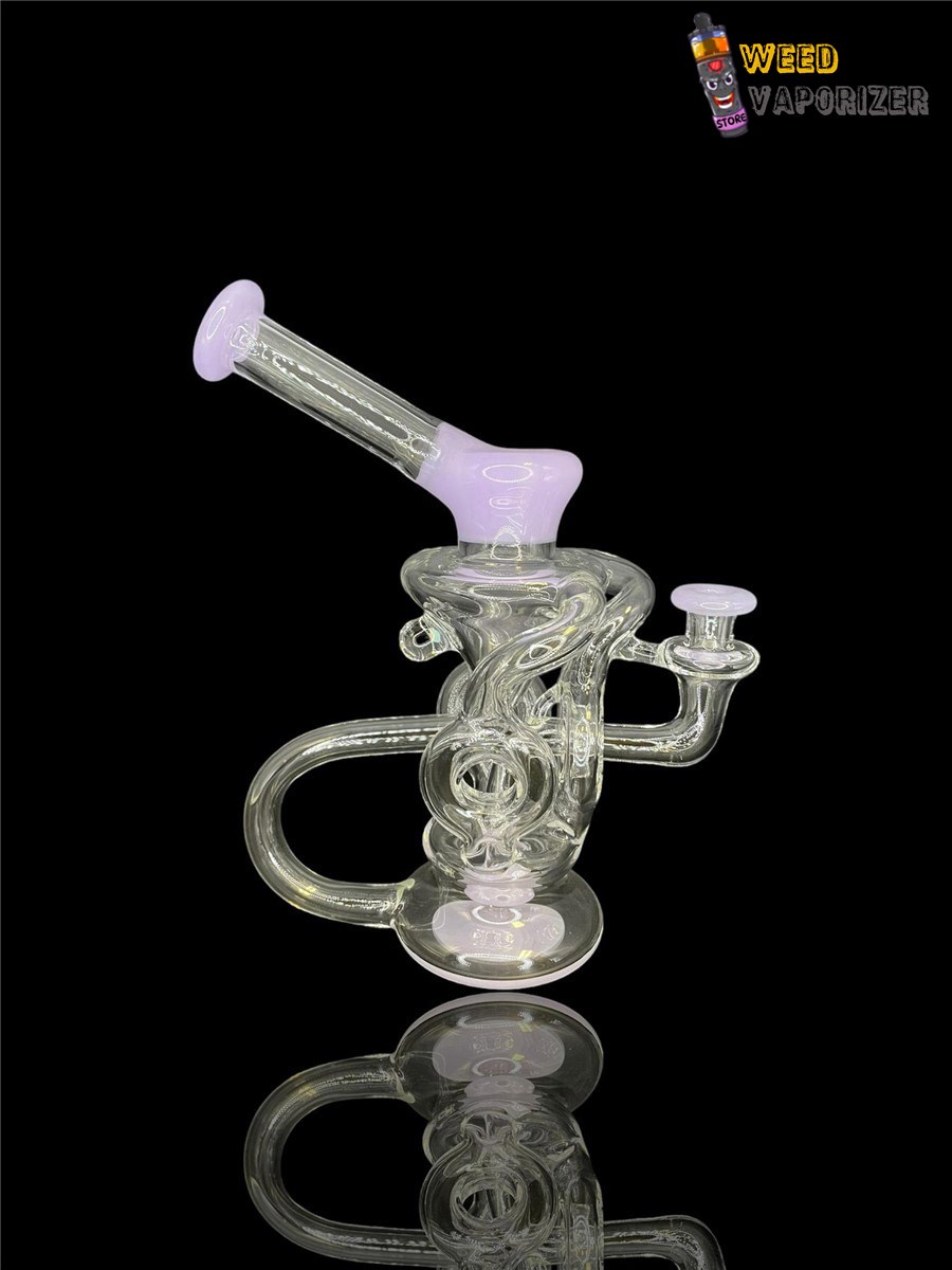 Buy OTW GLASS: PINK LILAC CFL TRIPLE DONUT RECYCLER