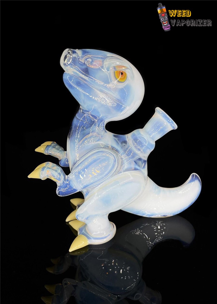 Buy ELBO GLASS: 8” MOONSTONE FULL SIZE CLOSE MOUTH RAPTOR