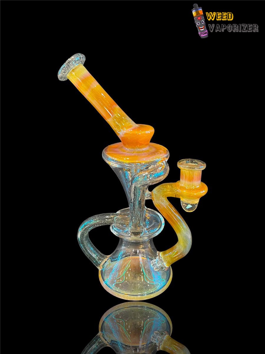 Buy HUMADETHAT: CFL x ORANGE FUME DUAL UPTAKE FLOATER RECYCLER