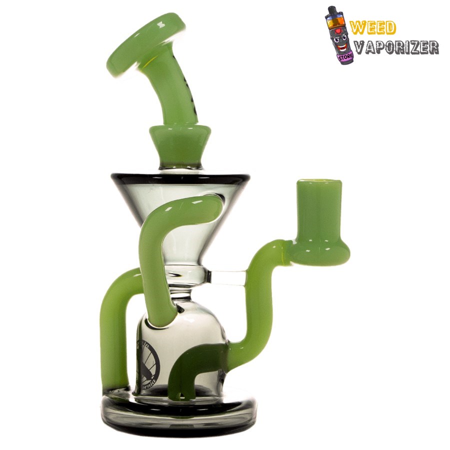 Buy MAV GLASS: 7″ THE HUMBOLDT MINI RECYCLER SLIME GREEN