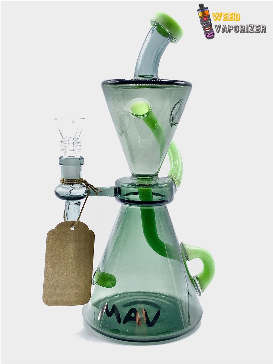 Buy MAV GLASS: 10″ TX324 RECYCLER GREEN SLIME