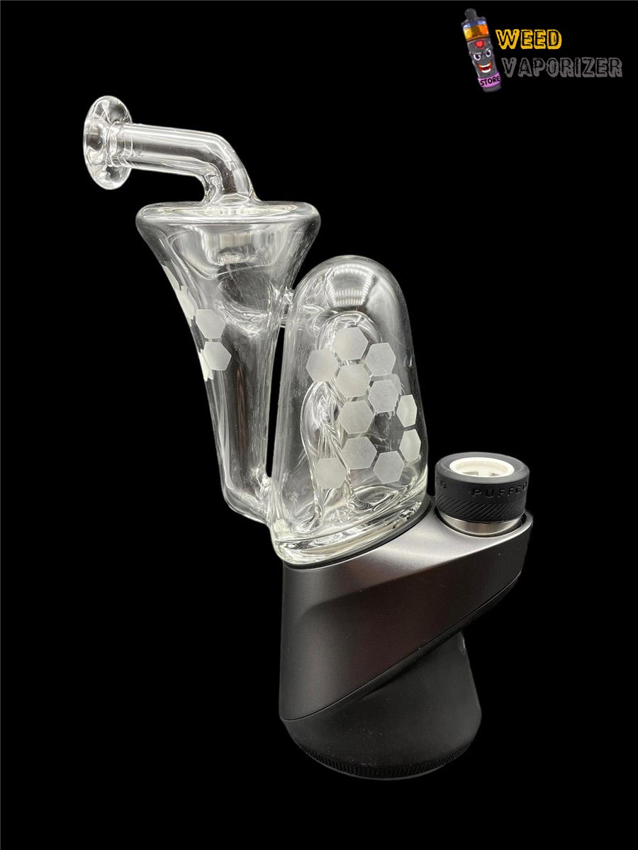 Buy KNUCKLES GLASS: HONEYCOMB RECYCLER PUFFCO PEAK ATTACHMENT