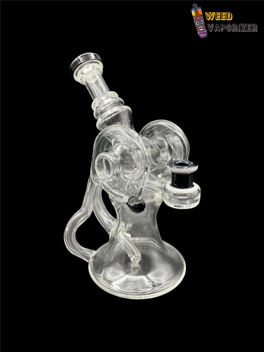 Buy ERY GLASS: BLACK ACCENT DUAL UPTAKE RECYCLER