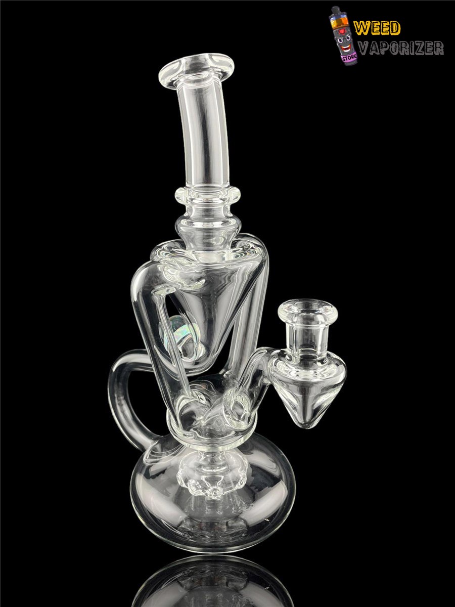 Buy BOOGIE GLASS: CLEAR DUAL UPTAKE FLOATER RECYCLER #3