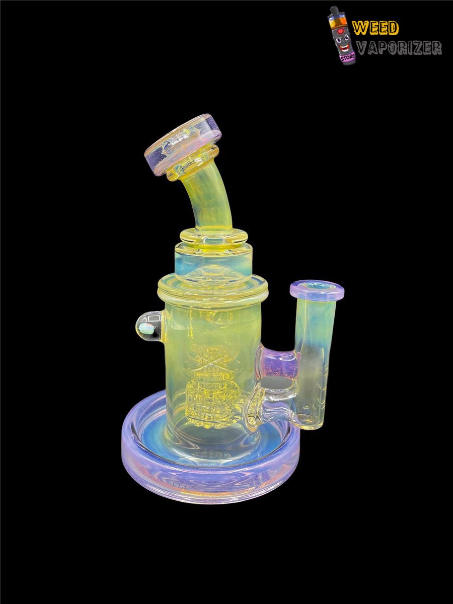 Buy BRONX GLASS: PINK LILAC SILVER FUMED ENCASED OPAL INCYCLER