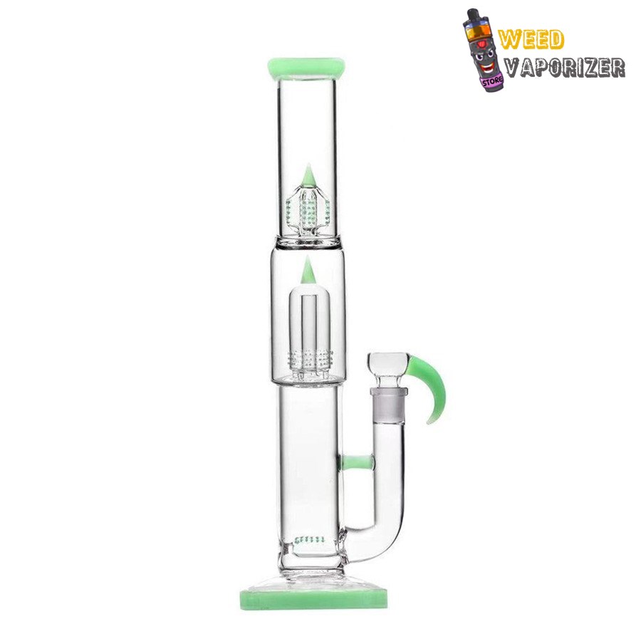 Buy IRIDESCENT GLASS: FLOWER TUBE GRIDDED WITH FLAME PERC