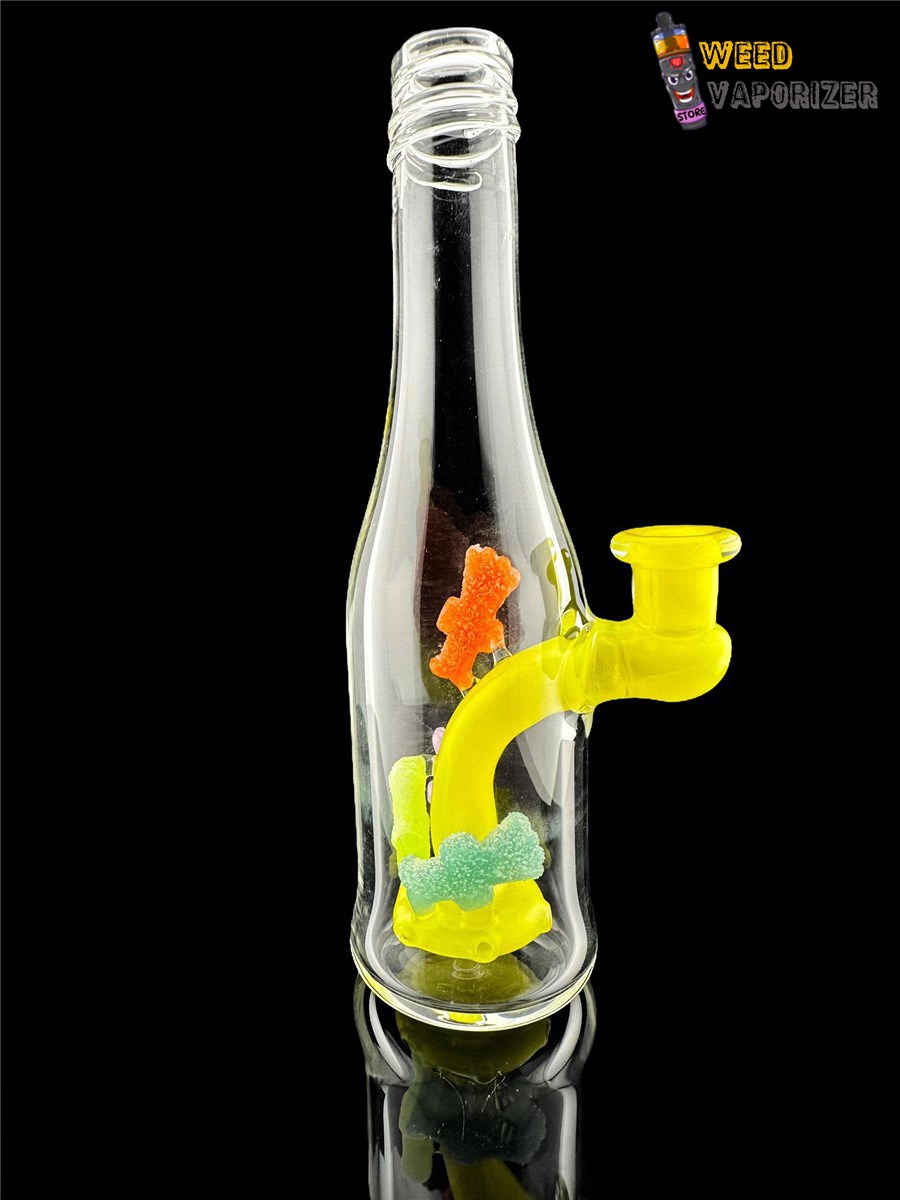 Buy EMPERIAL GLASS: LEMON DROP AND ASSORTED COLORED GUMMIES BOTTLE RIG