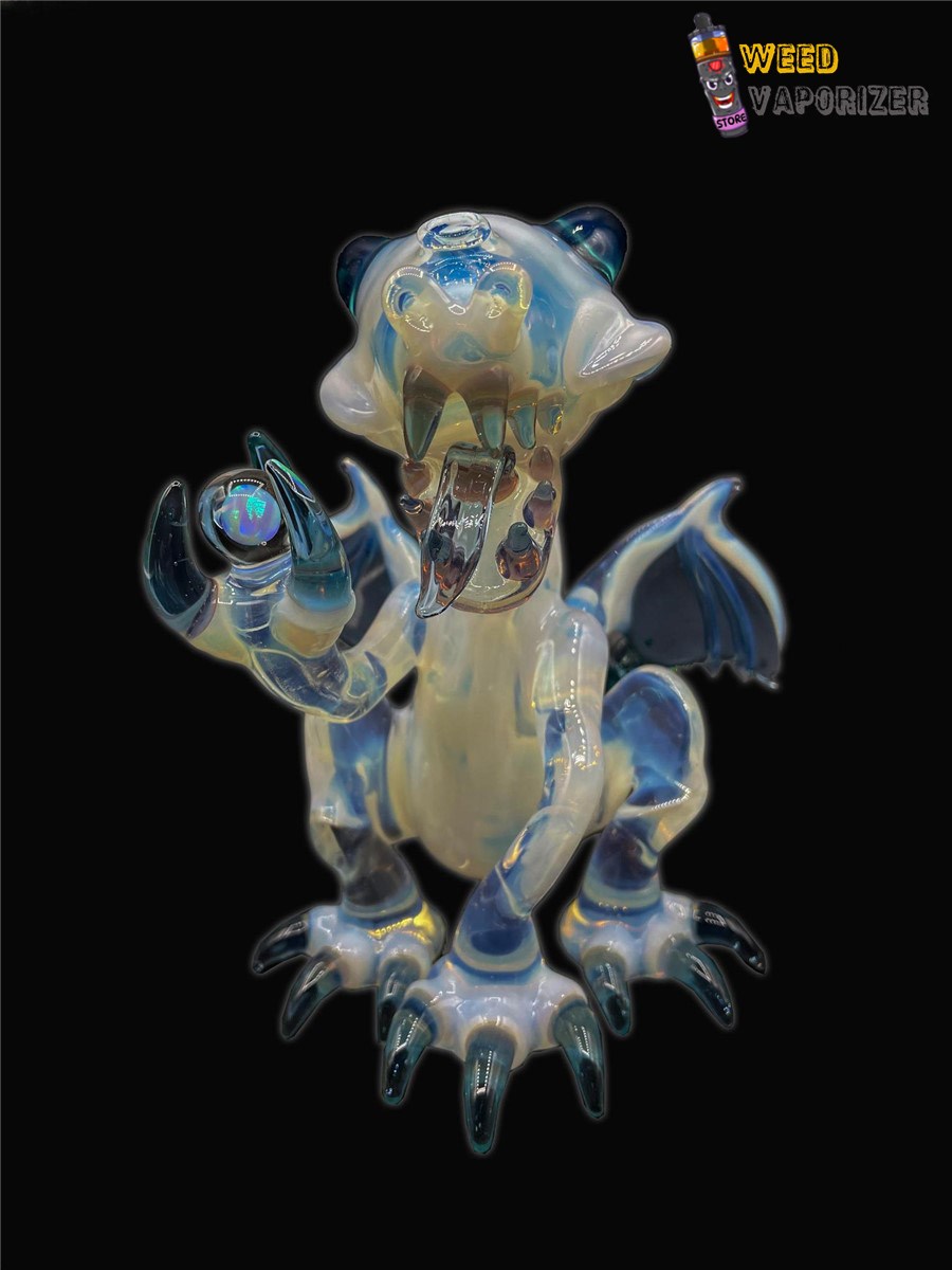 Buy ALS BORO CREATIONS: SECRET WHITE X BLUE STARDUST X LUCY UV DRAGON W/ ENCASED OPALS