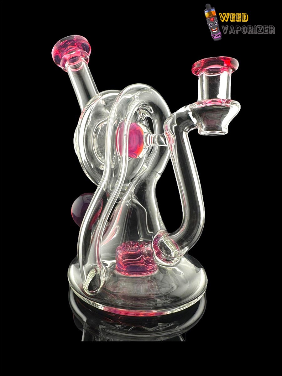 Buy HUMADETHAT: COLOR ACCENTED INFINITY LOOP RECYCLER TELEMEGENTA