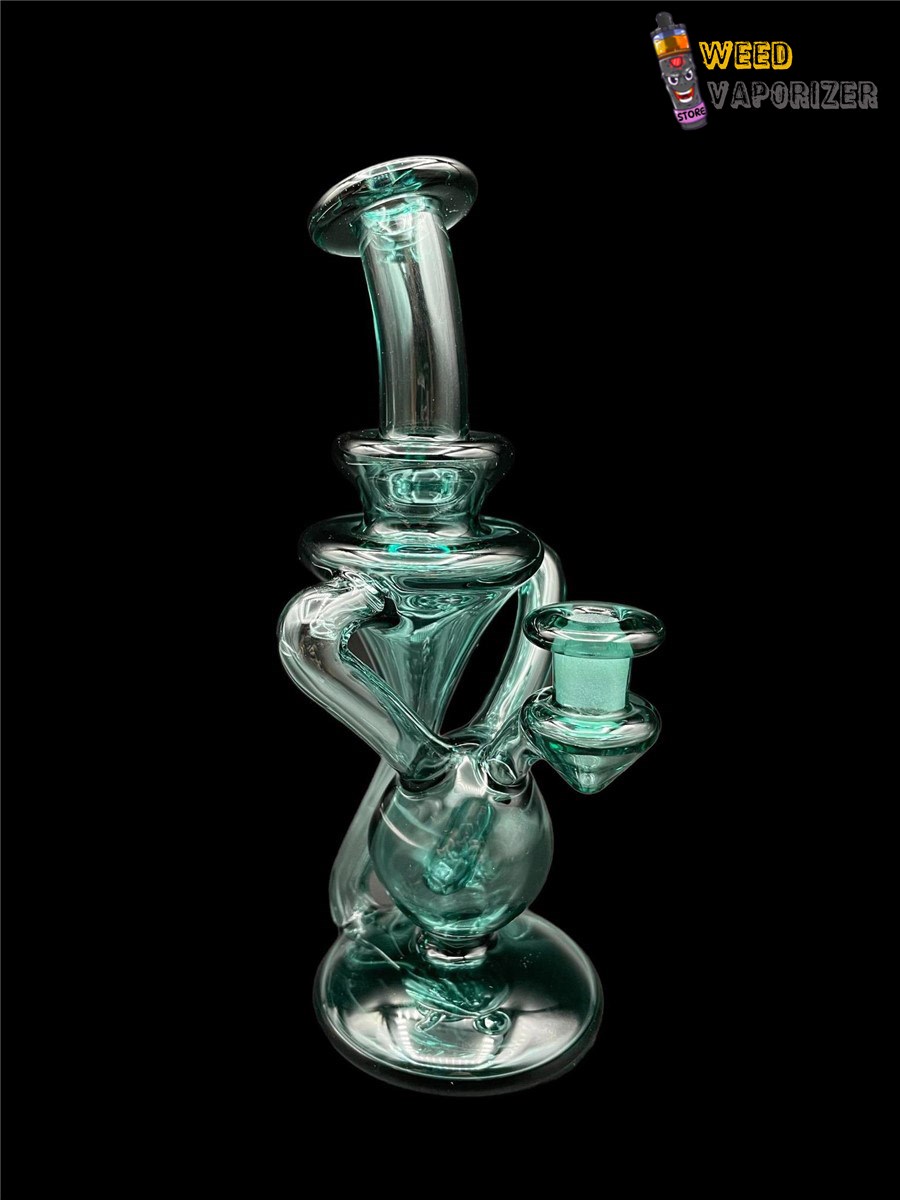 Buy MHENNY GLASS: AQUAMARINE DUAL UPTAKE RECYCLER